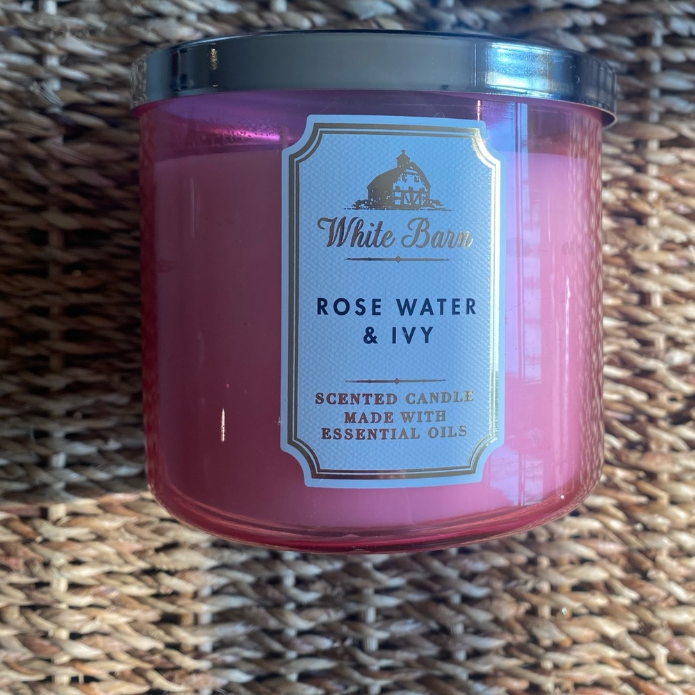 3/$15 - Rose Water and Ivy 3 Wick Candle from Bath and Body Works
